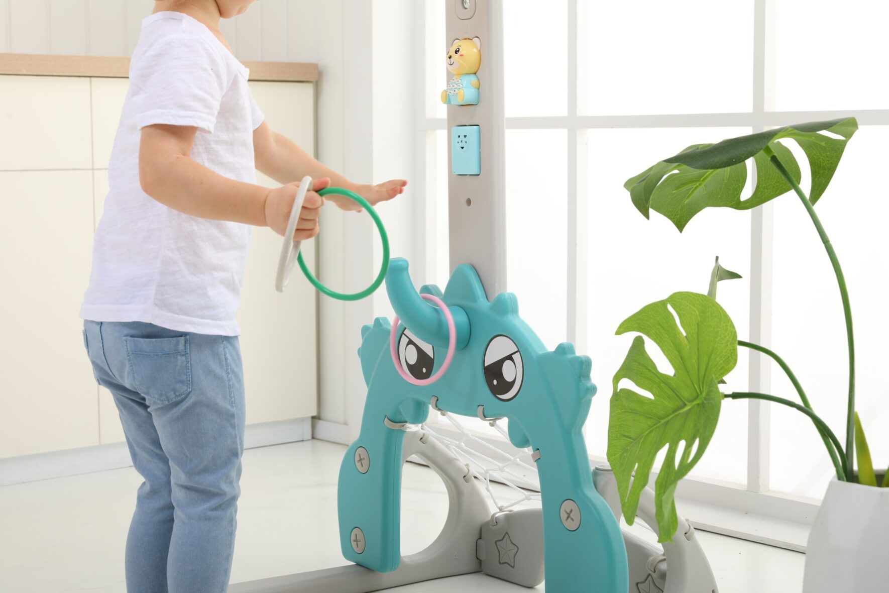 4 in 1 Basketball Hoop for Kids green6