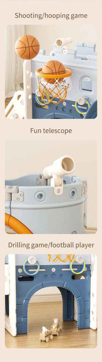 Pirate ship-themed toddler slide playset12