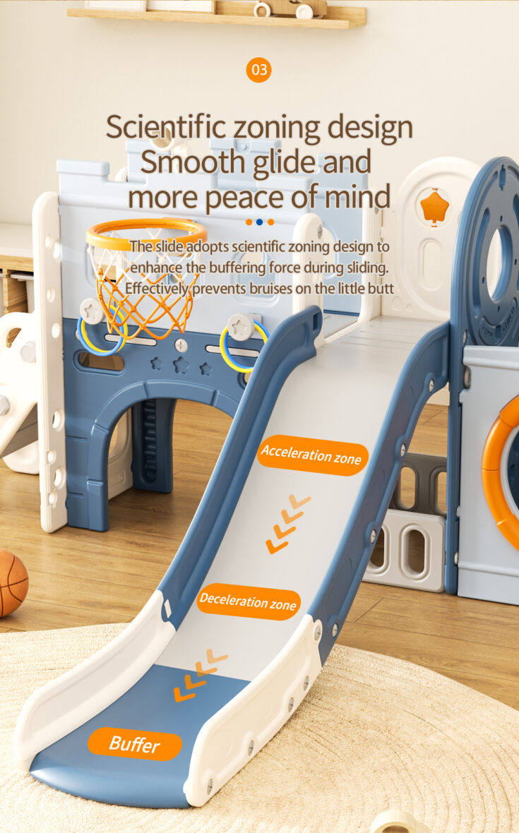 Pirate ship-themed toddler slide playset6